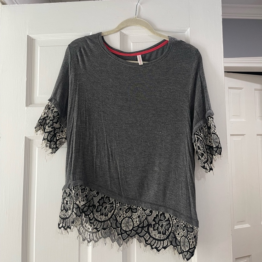 Grey Work Top